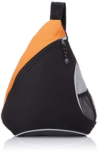 Image of eBuyGB Monostrap Triangle Rucksack School and College Bag,Orange