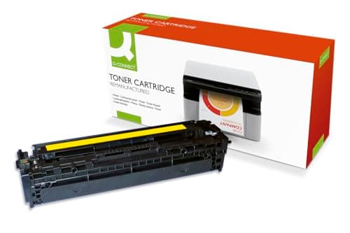 Image of Q-Connect Compatible Solution HP 125A Laserjet Toner Cartridge Yellow