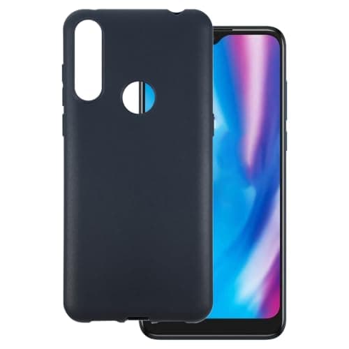 Image of OAGELIM Case Compatible with Alcatel 3L 2020 Case Shockproof TPU Soft Flexible Gel Protective Phone Cover with Anti-Scratch & Military-Grade Anti-Drop (Black)