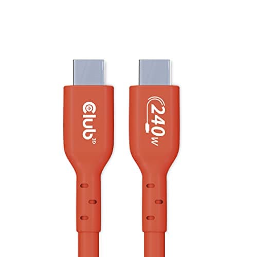 Image of Club 3D CAC-1513 USB2 Type-C Bi-Directional USB-IF Certified Cable 480Mb, PD 240W (48V/5A) EPR M/M 3m