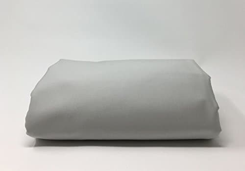 Image of Egyptian Cotton 15" Fitted Sheet 400 Thread Count (38cm Extra Deep) To fit mattress up to 15 inches extra deep (Single, Platinum)