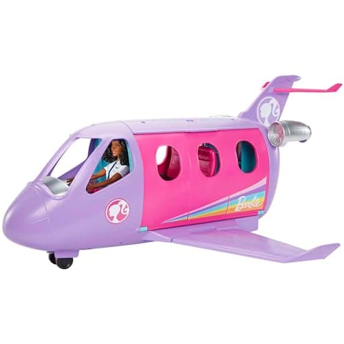 Image of Barbie Airplane Adventures Playset Pilot Doll & 15+ Travel Accessories Including Pet Puppy, Toy for 3 Kids Ages 3 Years Old and Up, HCD49