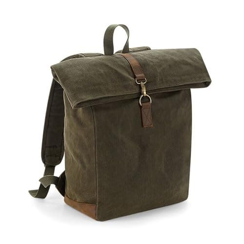 Image of Quadra QD655 Heritage Waxed Canvas Backpack