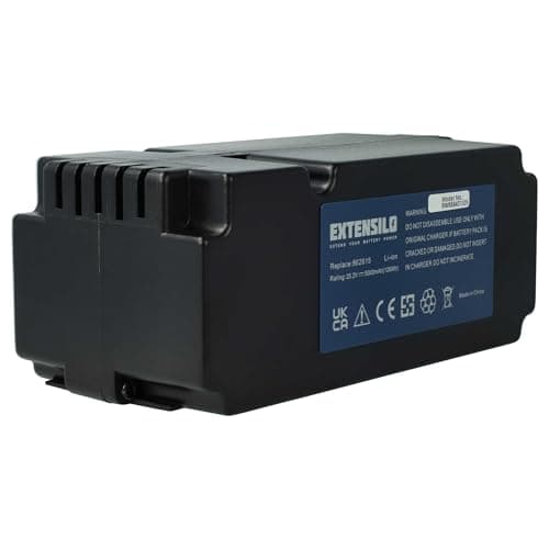 Image of EXTENSILO Battery compatible with Yard Force SA900, SA800PRO, SA900B, SA650B, SA900Eco, SA600H Robotic Lawnmower Lawnmower (5000mAh, 25.2 V, Li-Ion)