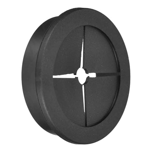 Image of TA-VIGOR Rubber Desk Cable Grommet, 1-3/4 Inch (45mm) Flexible Cable Hole Cover for Office Desk & Worktops, Quiet Wire Organiser with Tight Fit Cable Port – Black