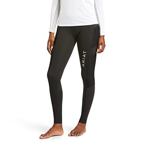 Image of Ariat Women's Eos Moto Knee Patch Tight, Black, XL