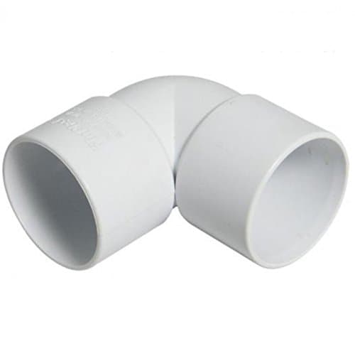 Image of FLOPLAST Solvent White 90 Degree 40mm (43mm) Waste Knuckle - Bag of 5