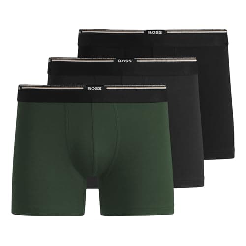 Image of BOSS Men's Boxerbr 3p Bamboo 10270020 01 Boxer_Brief, Open Miscellaneous, XXL