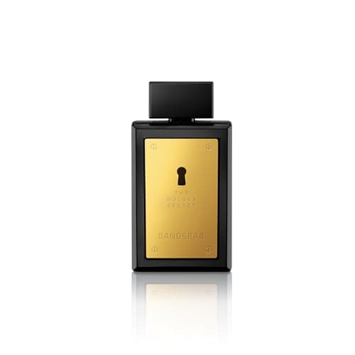 Image of Banderas Perfumes - The Golden Secret - Eau de Toilette Spray for Men - Long Lasting - Masculine, Casual and Elegant Fragrance - Mint, Apple and Spicy Notes - Ideal for Day Wear - 100 ml