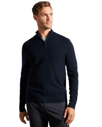 Image of Ted Baker Kurnle Long Sleeve T Knit Funnel Neck Jumper