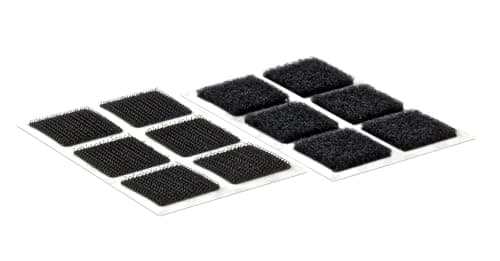 Image of VELCRO Brand - Stick On Hook and Loop Fasteners | Perfect for Home or Office | 25mm Squares | Black | Pack of 24