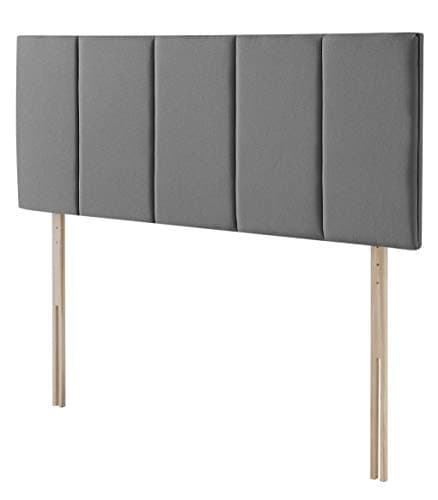Image of Silentnight Brescia Headboard, Slate Grey, Double