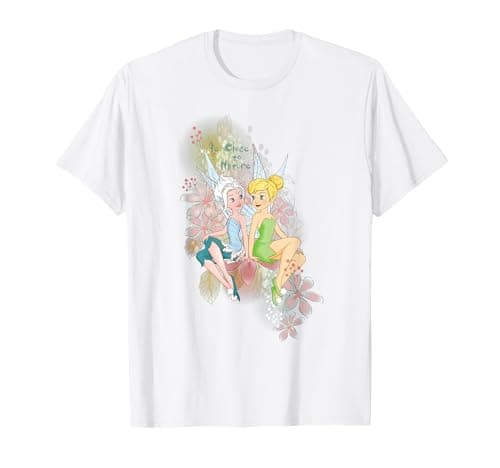 Image of Disney Fairies Tinker Bell And Periwinkle Close To Nature T-Shirt