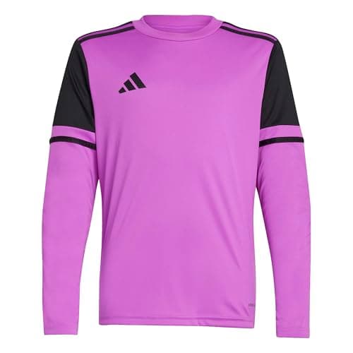 Image of adidas Unisex Kids SQUADRA25 Goalkeeper Jersey Long Sleeve Kids, Flash Pink/Black, 11-12 Years