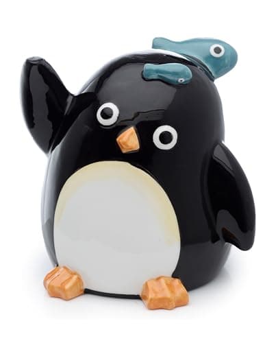 Image of Puckator Huddle Penguin Upside Down Ceramic Shaped Tea Coffee Mug - Funny Home Accessories - Cute Gifts for Girlfriend - Large Mugs for Men Women Hot Drinks - Cups Presents Secret Santa Gift Cup Set