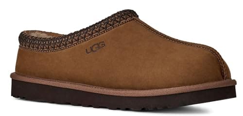 Image of UGG Men's Tasman II Nubuck Slipper, Dark Chestnut, 12