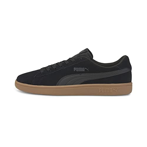 Image of Puma Smash V2, Unisex Adults’ Low-Top Sneakers, Black (Puma Black-Puma 15), 8 UK (42 EU)