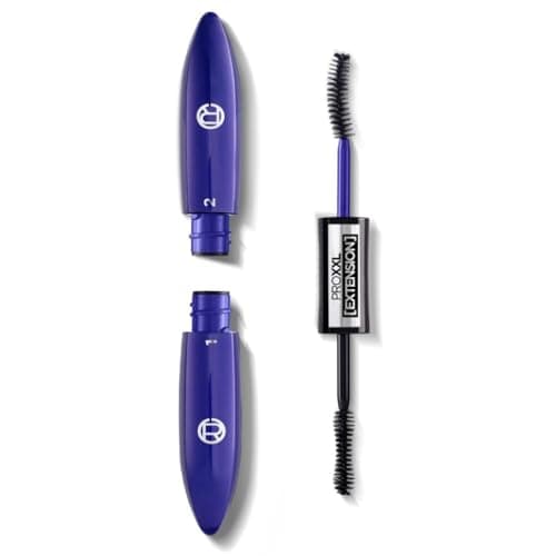 Image of L'Oréal Paris Mascara, Salon Lashes, Extension Effect, 2 Step Mascara, Powered By Fibres For 12X More Volume & +72% Lengthening, Pro XXL Extension, Black