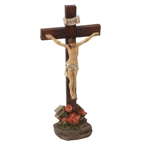 Image of Juliana Figurine Jesus On Cross 60534