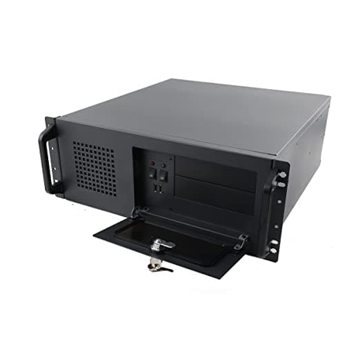 Image of NICCOO 4U Server Case Rackmount Computer ATX/M-ATX/Mini-ITX Chassis, 2x USB 2.0, 7x 3.5 HDD Bays, 2x 5.25 Drive Ways, 1x 120mm Fan Included