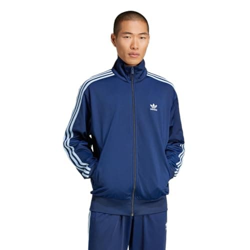Image of adidas Men's Navy/Blue Jacket Firebird, Blue, L