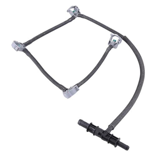 Image of A6460700732 Fuel Injector Leak Off Return Pipe for Mercedes-Benz E-Class S211 W211, for C-Class W204 S204 S211 FuelReturnPipe Fuel Injector Overflow Leak Off Pipe Return Hose