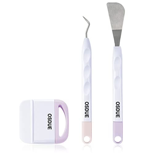 Image of OSDUE 3 PCS Vinyl Weeding Tools, Craft Weeding Tools Set, Stainless Steel Plotter Accessories for Cricut/Silhouette/Siser/Oracal 631 651 751 Vinyl