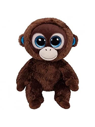 Image of TY Olga Monkey Beanie Boos Regular, Beanie Baby Soft Plush Toy, Collectible Cuddly Stuffed Teddy