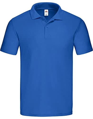 Image of Fuit of The Loom 63050 Original Polo Shirt - Royal Blue - 3XL