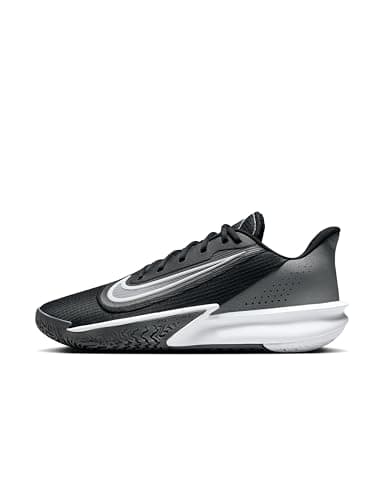 Image of Nike Men's Nike Precision VII Basketball Shoe, Black/White/Iron Grey/Smoke Gr, 7