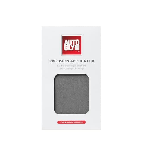 Image of Autoglym Precision Applicator, 6.5 x 9.5cm, 2 Pack - Car Polish Precision Applicator, Microfiber Surface for Streak-Free Finish