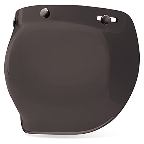 Image of BELL 7018134 Custom 500 3-Snap Bubble Visor Dark Smoke