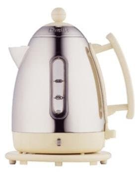 Image of Dualit 1.5L Cordless Jug Kettle Stainless Steel & Cream
