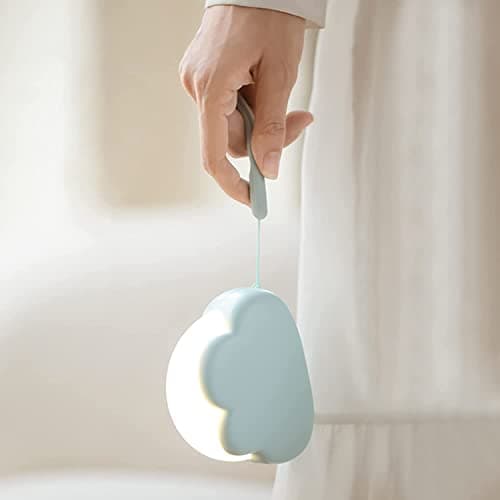 Image of Cloud Night Light - Dimmable Baby Night Light with 2 Modes, Portable Rechargeable for Breastfeeding & Sleeping, Gift for Bedroom Decor (BLUE)