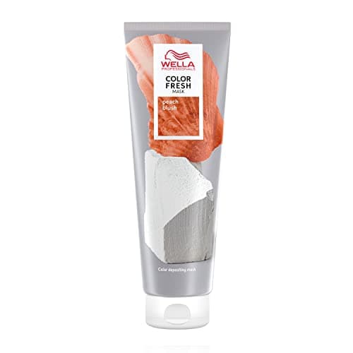 Image of Wella Professionals Color Fresh Mask Temporary Color Refresh Treatment, Semi Permanent Hair Dye, Hair Gloss Treatment for Copper Hair, Peach Blush 150ml