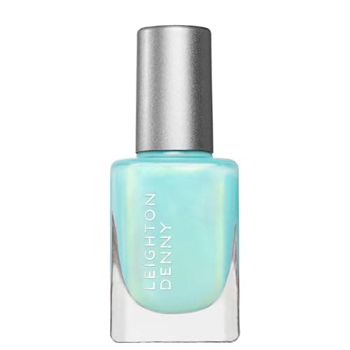 Image of LEIGHTON DENNY Nail Polish - Dragonfly Wings - High Performance Nail Varnish - Vegan - 12 ml, Iridescent Blue