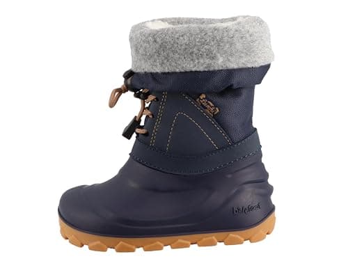 Image of Lurchi Joel Barefoot Snow Boot, Navy, 13.5 UK Child