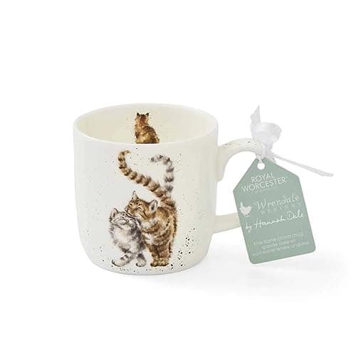 Image of Wrendale Designs Portmeirion Feline Good Cat Mug 0.3l
