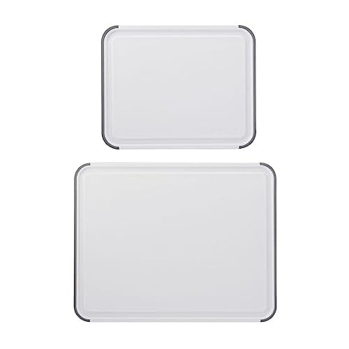 Image of KitchenAid Classic Non-Slip 2 Piece Chopping Board Set, 80x100 mm and 110x140 mm, BPA Free Polypropylene, KEG710NOSMGA, DX272
