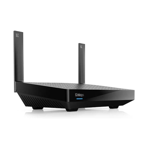 Image of Linksys Classic Micro Router Pro 6 - Dual Band Mesh WiFi 6 Router (AX5400) - Wireless Gigabit Gaming Internet Router with up to 5400 Mbps Speed, 250 sqm Coverage and Supports 35+ Devices