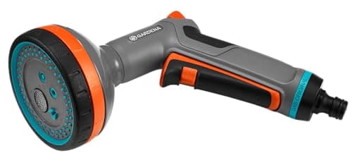 Image of Gardena Comfort Multi Sprayer: Garden Sprayer for Watering and Cleaning, Five Spray Patterns, Lock, infinitely Adjustable Regulation, Frost Protection (18315-20)