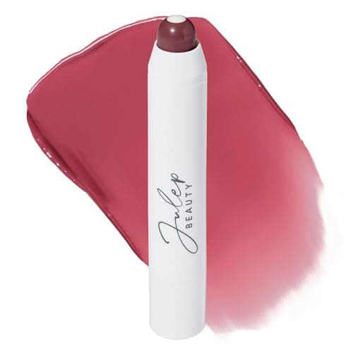 Image of Julep It's Balm Full Coverage Lip Crayon (Island Blossom) Hydrating, Nourishing Lip Colour - Smooth, Highly Pigmented, Semi-Gloss Finish - Buildable Lipstick with Nourishing Vitamin E Lip Balm Core