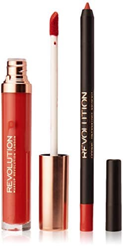 Image of MAKEUP REVOLUTION Regal Retro Luxe Matt Lip Kit, Pack of 2