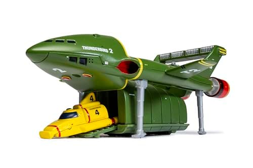 Image of Corgi Diecast Model Cars - CC00804 Thunderbirds F.A.B. Collection Thunderbird 2 and 4 - Classic Aircraft Collectible for Men & Women - Die Cast Vehicle Models for Boys & Thunderbirds Enthusiasts