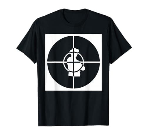 Image of Public Enemy Official Large Target Logo T-Shirt