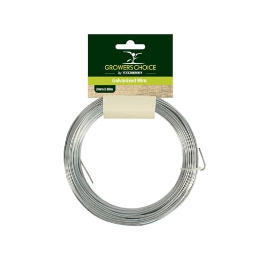 Image of Tildenet 15377195 30m/ 2mm Galvanised Wire Coil, Silver
