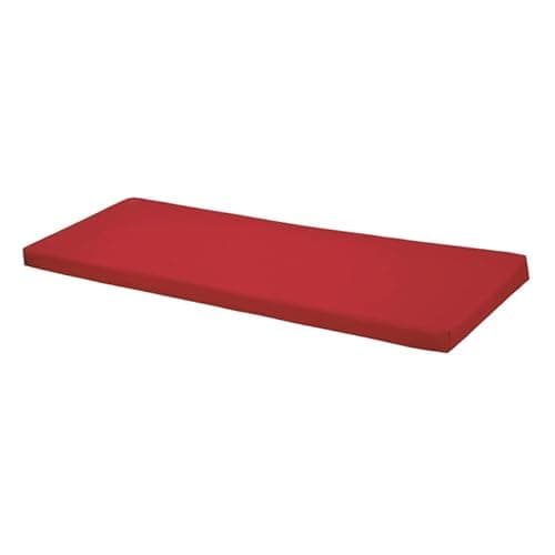 Image of Waterproof Outdoor Bench Pad Seat Cushion Garden Patio Furniture Comfortable Removable cover 2 3 4 Seater (Burgundy, 3 seater)