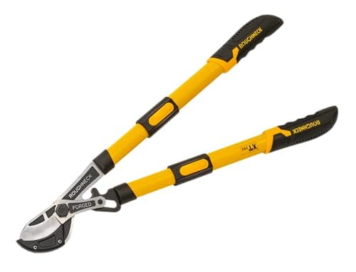 Image of ROUGHNECK XT Pro Telescopic Anvil Loppers, 695mm (27½") - 945mm (37¼") – Extendable Tree Pruner, 45mm Cutting Capacity, Drop Forged Chrome Vanadium Blade, Compound Action, Steel Handles & Comfort Grip