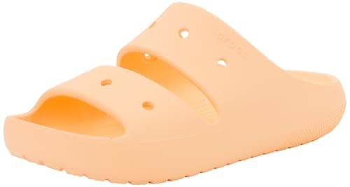 Image of Crocs Unisex Adult Sandal, Classic Sandal v2, Electric Sunstone, 5 UK Men/ 6 UK Women