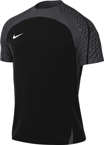 Image of NIKE DR2276-010 M NK DF STRK23 TOP SS T-Shirt Men's Black/Anthracite/White Size L